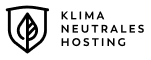 Klima Neutrales Hosting Logo