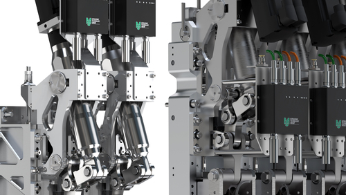 Technische 3D Animation Maschine
